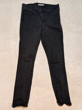 Levi Strauss Women's Black 311 Shaping Skinny Jeans Size 31